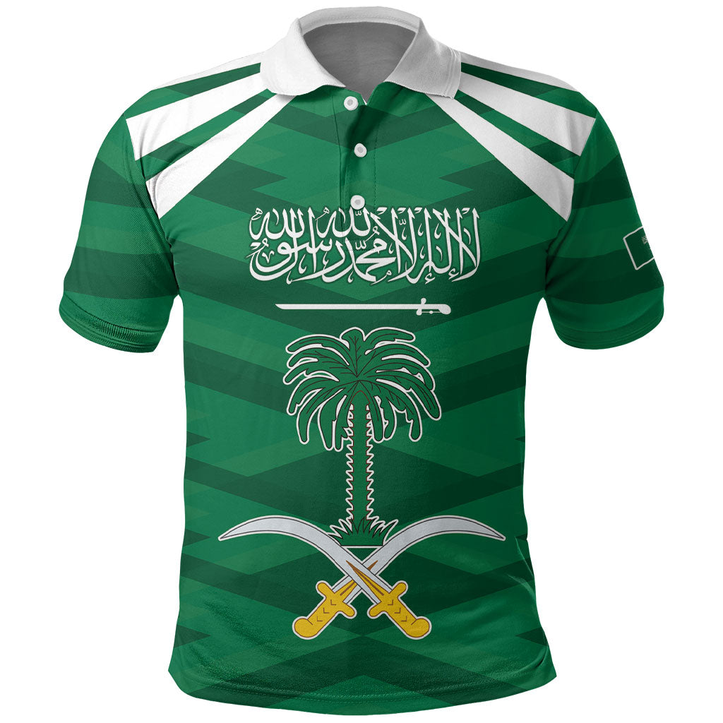 Personalized Saudi Arabia Polo Shirt Happy National Day