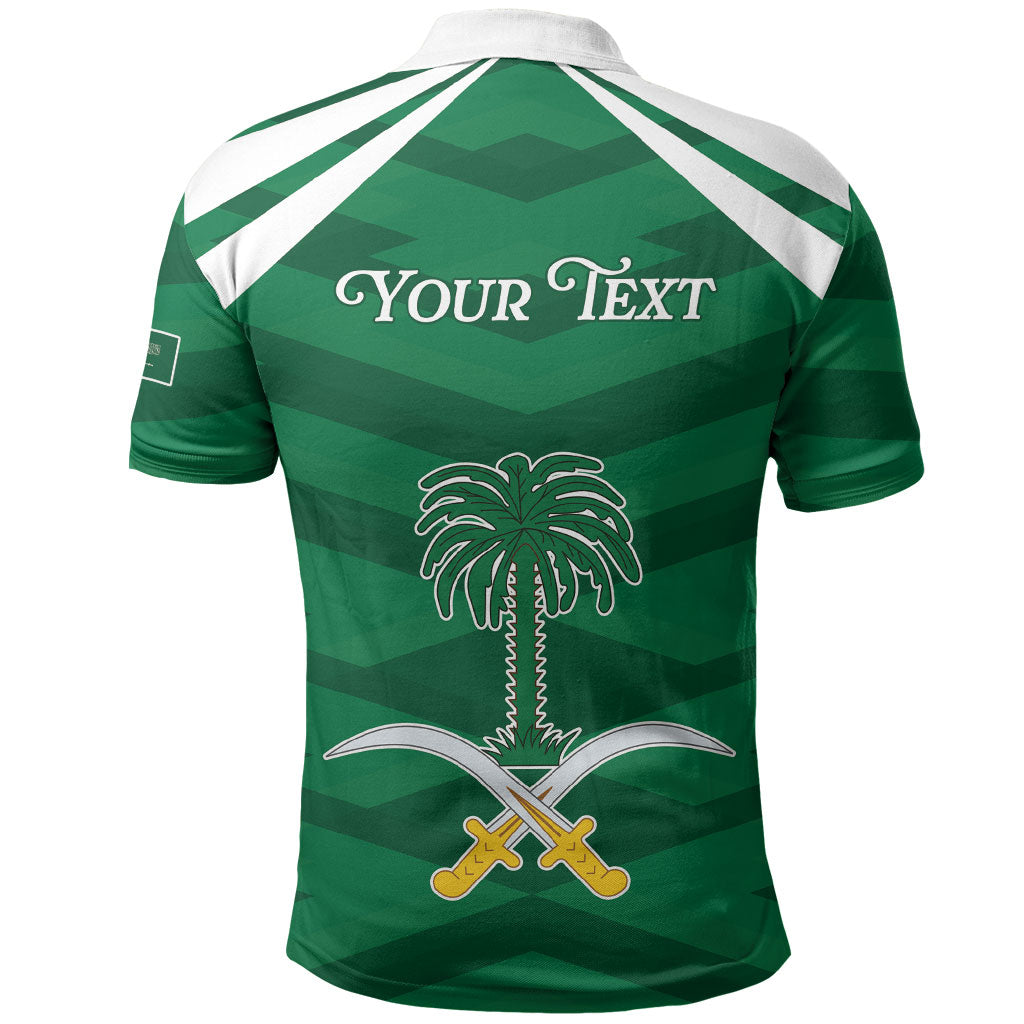 Personalized Saudi Arabia Polo Shirt Happy National Day