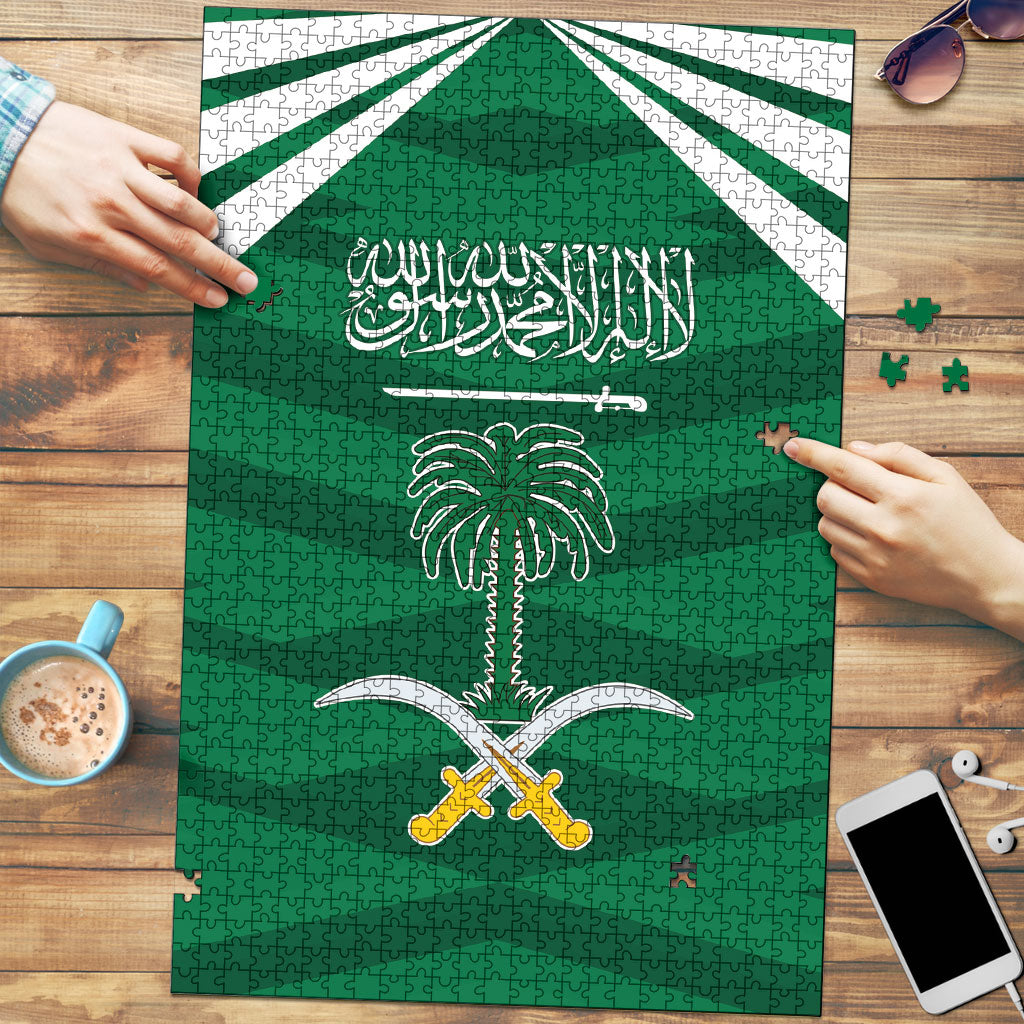 Saudi Arabia Puzzle Happy National Day
