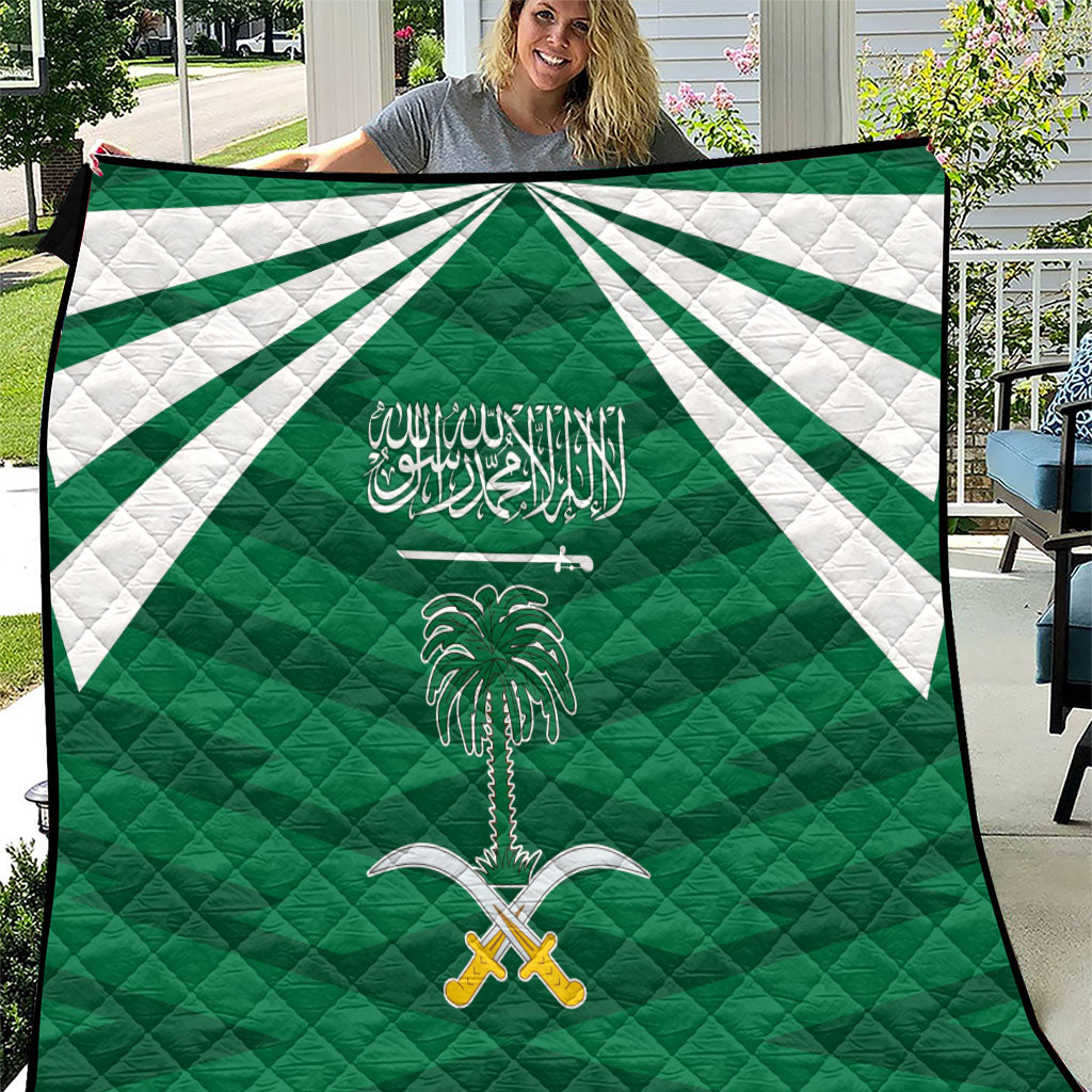 Saudi Arabia Quilt Happy National Day