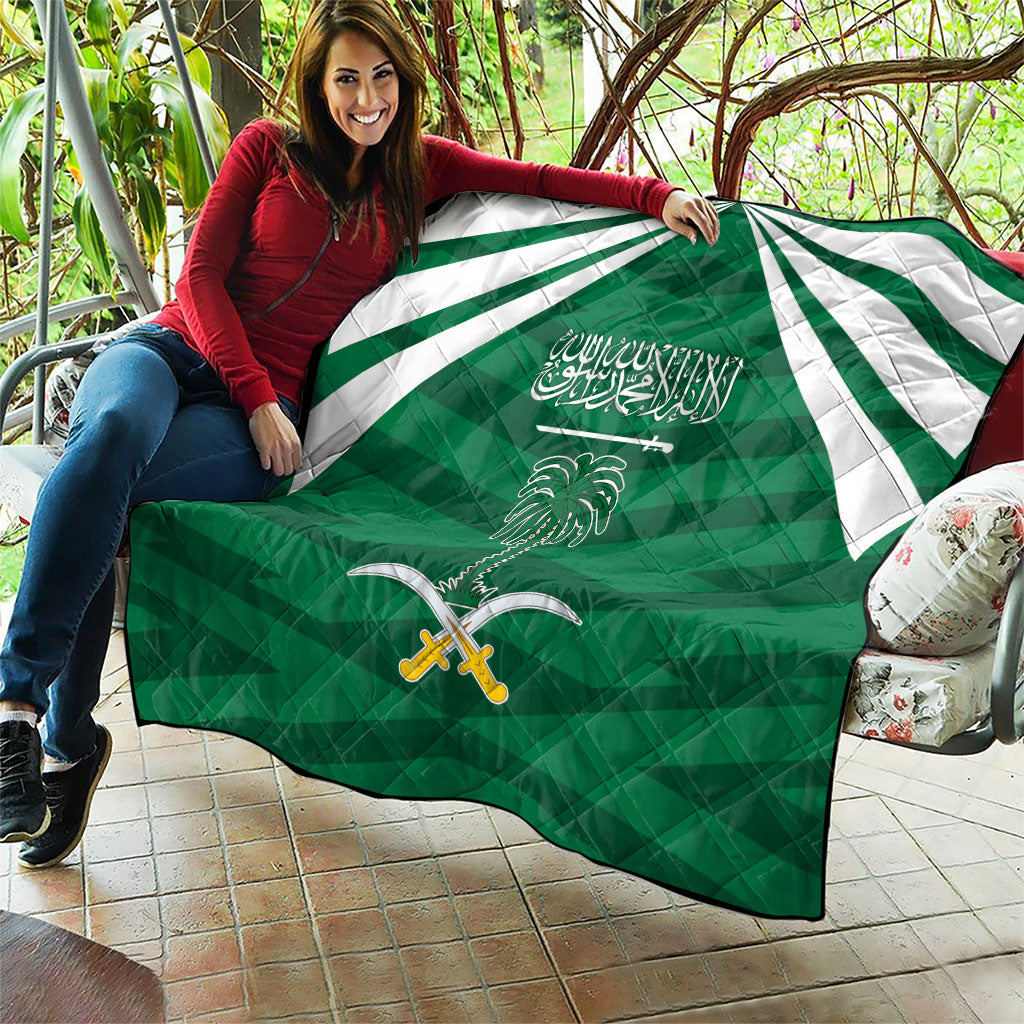 Saudi Arabia Quilt Happy National Day
