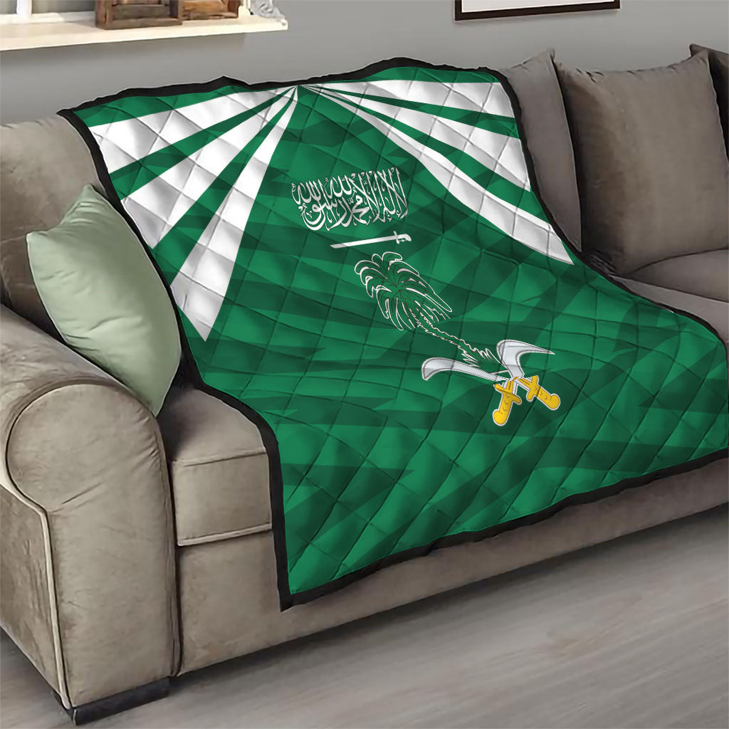 Saudi Arabia Quilt Happy National Day