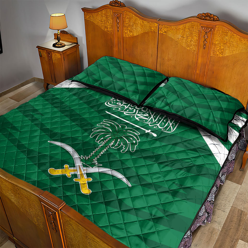 Saudi Arabia Quilt Bed Set Happy National Day