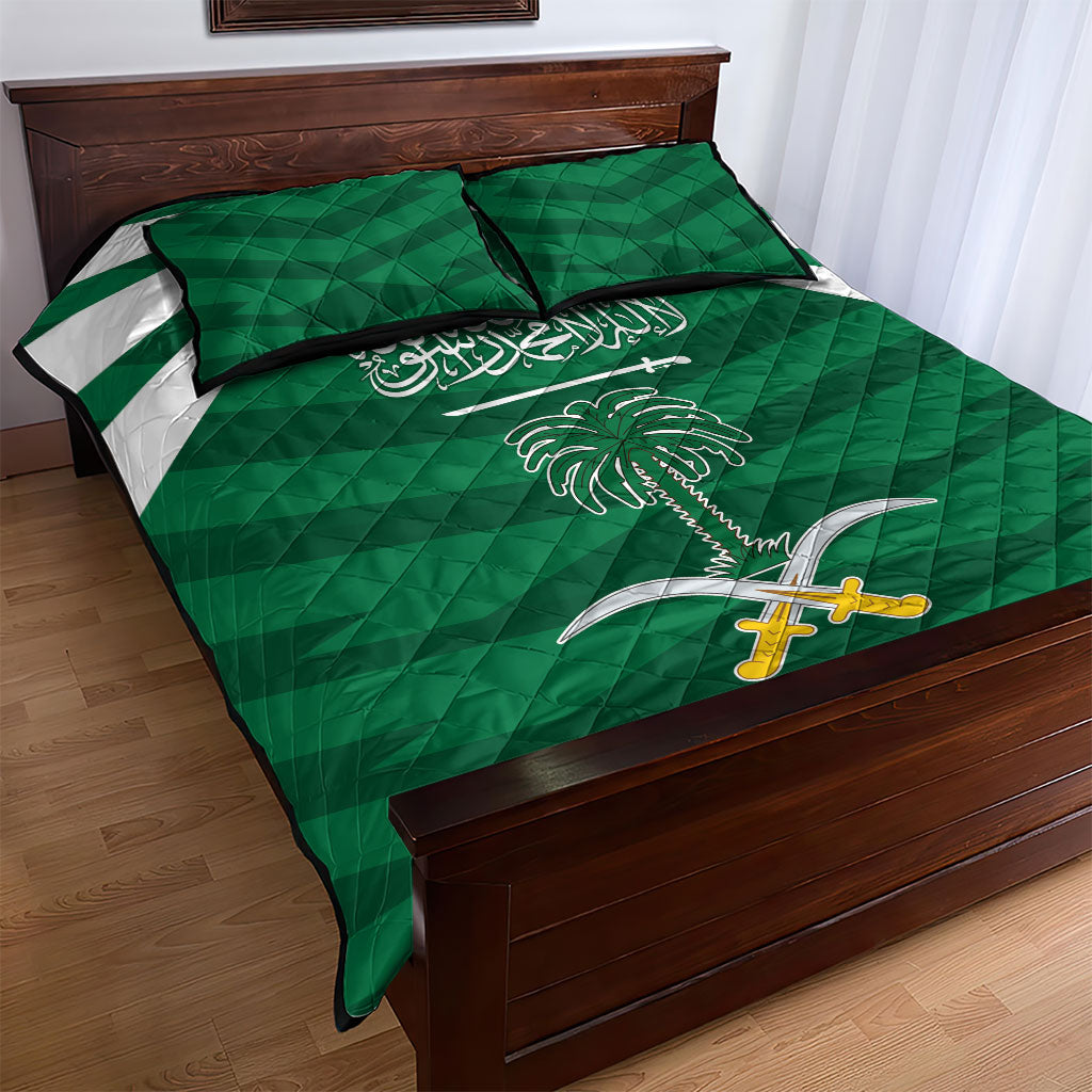 Saudi Arabia Quilt Bed Set Happy National Day