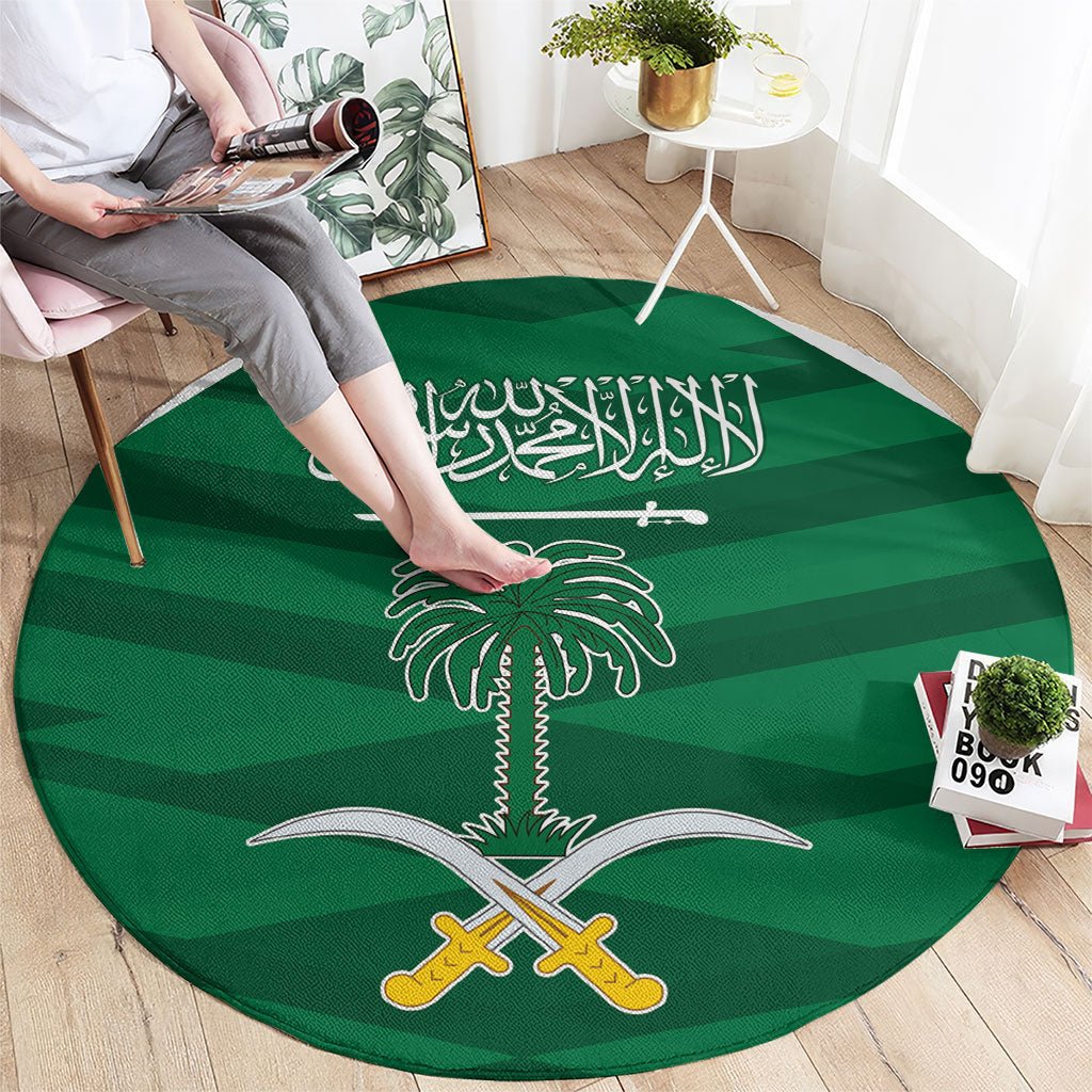 Saudi Arabia Round Carpet Happy National Day