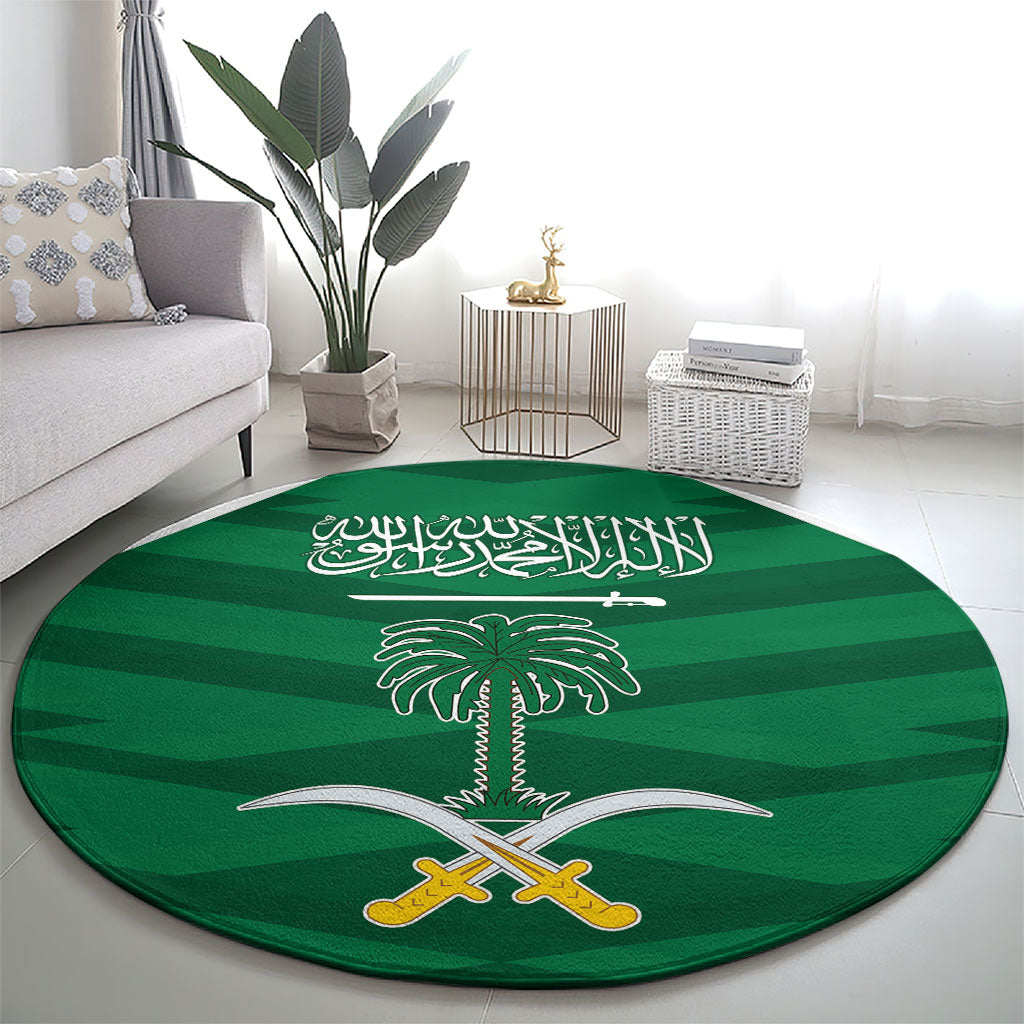 Saudi Arabia Round Carpet Happy National Day