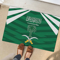 Saudi Arabia Rubber Doormat Happy National Day