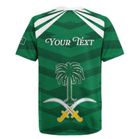 Personalized Saudi Arabia Rugby Jersey Happy National Day