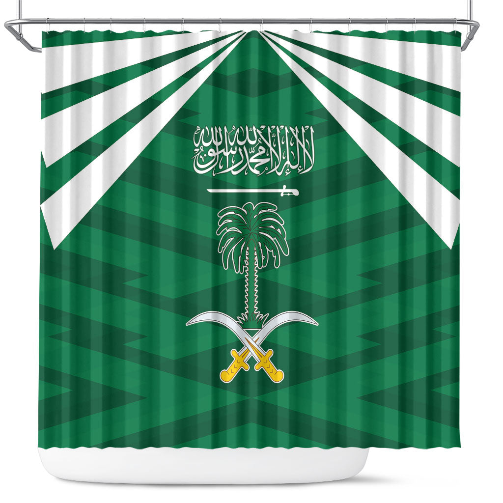 Saudi Arabia Shower Curtain Happy National Day