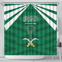 Saudi Arabia Shower Curtain Happy National Day