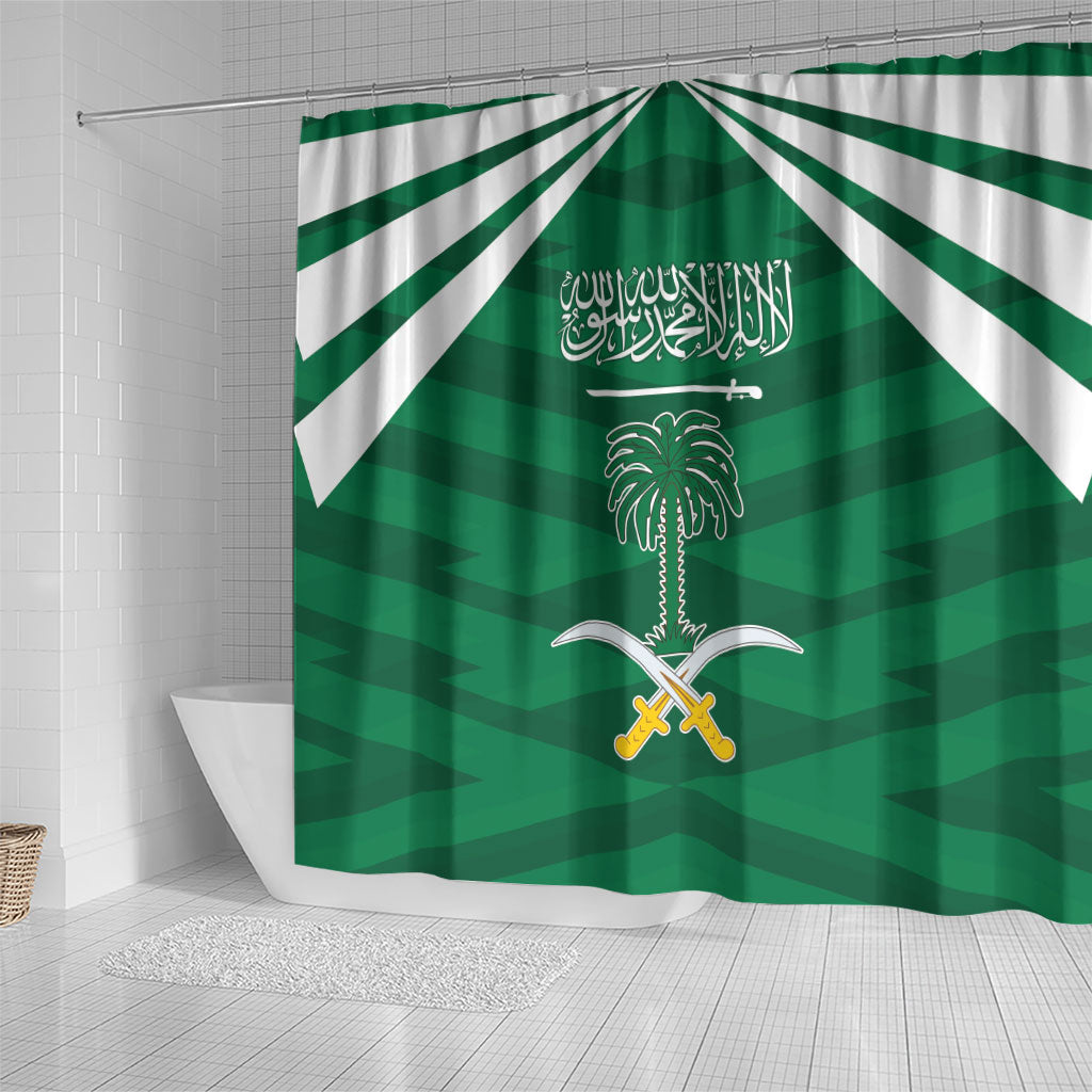 Saudi Arabia Shower Curtain Happy National Day