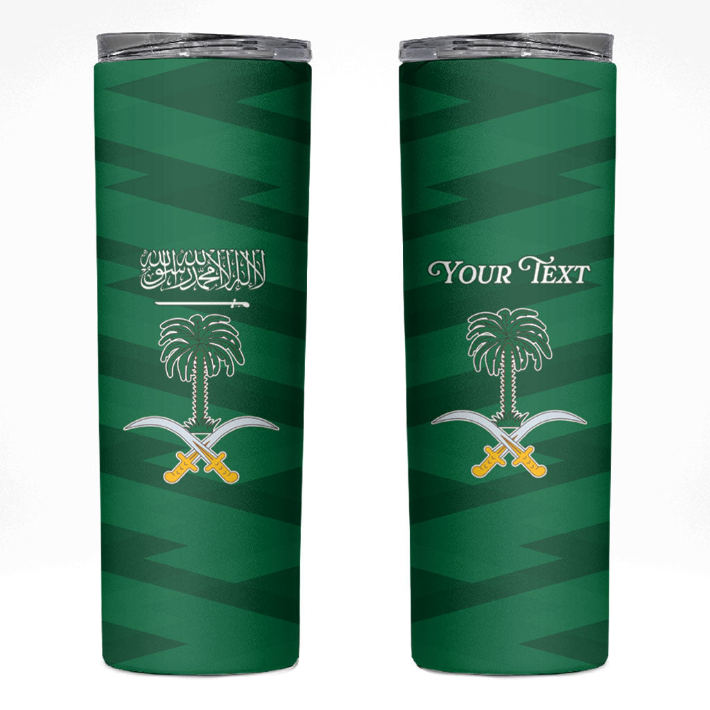 Personalized Saudi Arabia Skinny Tumbler Happy National Day