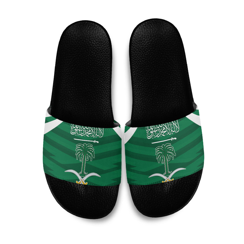 Saudi Arabia Slide Sandals Happy National Day