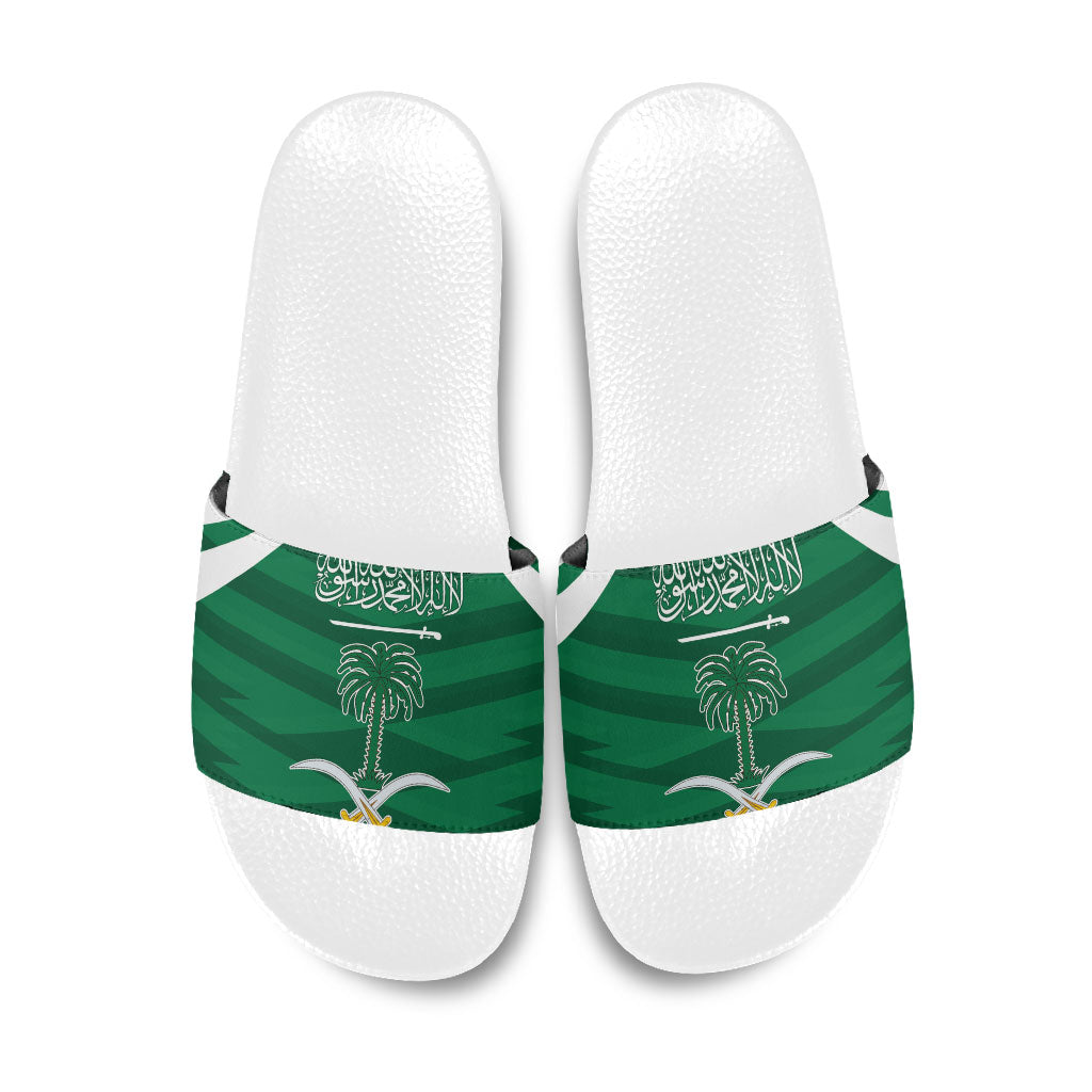 Saudi Arabia Slide Sandals Happy National Day