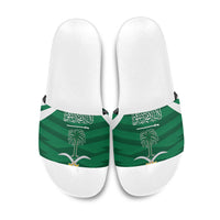 Saudi Arabia Slide Sandals Happy National Day