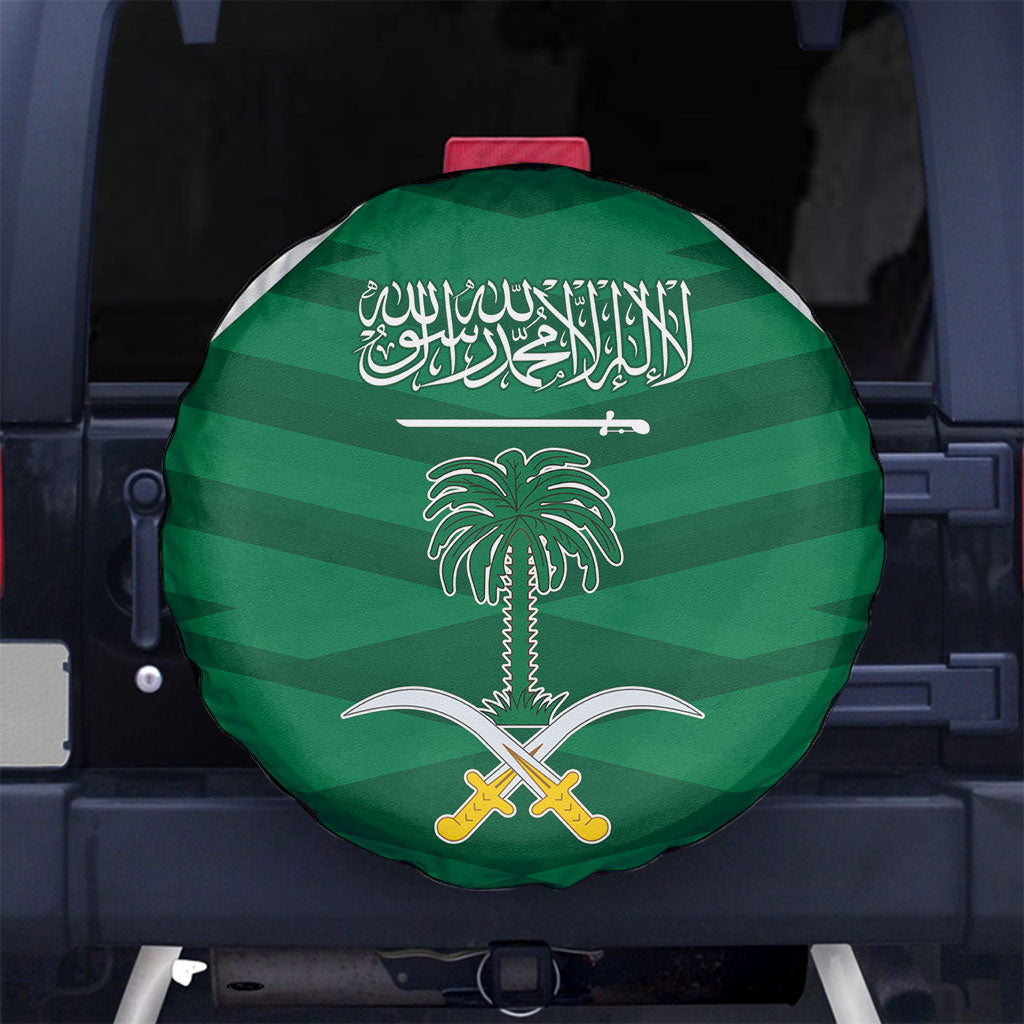 Saudi Arabia Spare Tire Cover Happy National Day