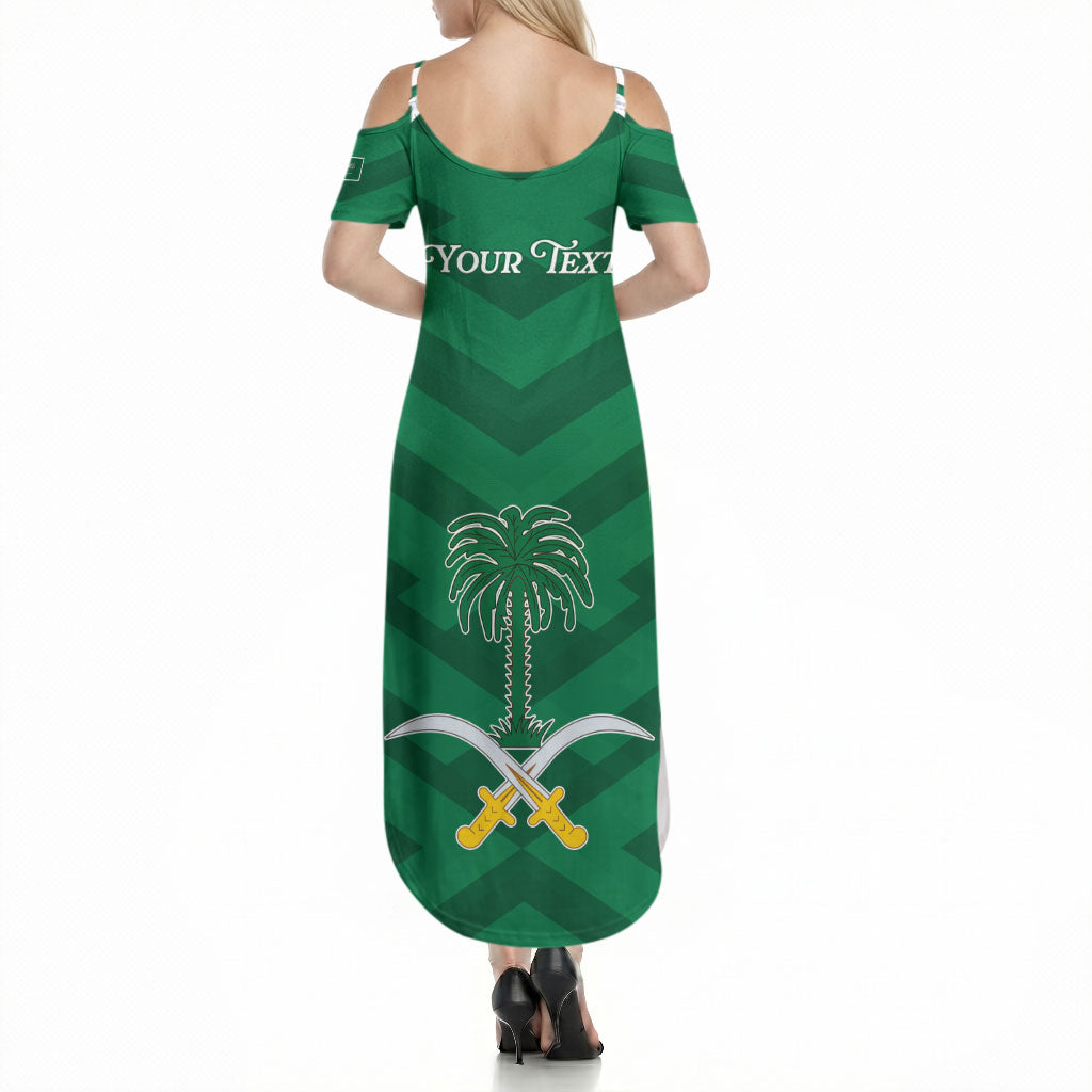 Personalized Saudi Arabia Summer Maxi Dress Happy National Day