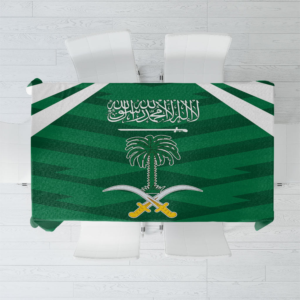 Saudi Arabia Tablecloth Happy National Day