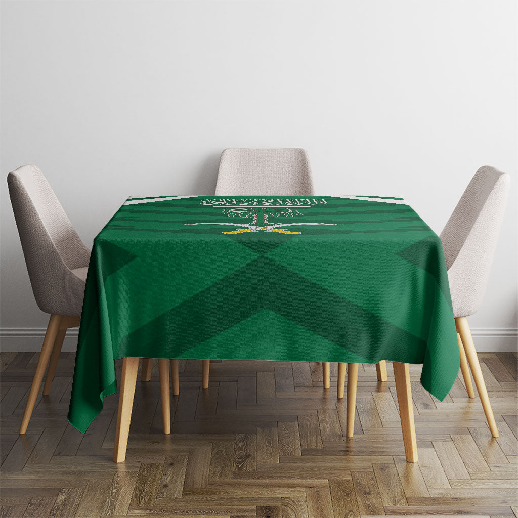Saudi Arabia Tablecloth Happy National Day