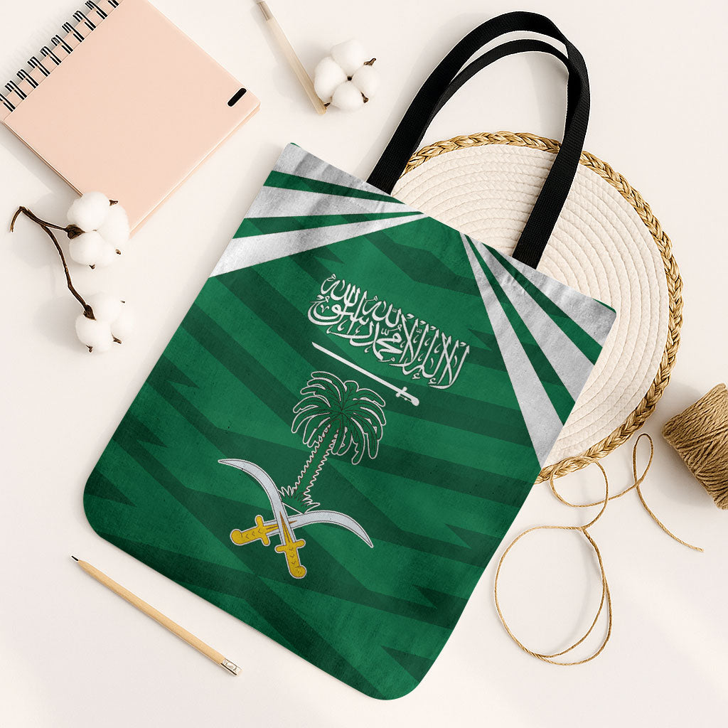 Saudi Arabia Tote Bag Happy National Day