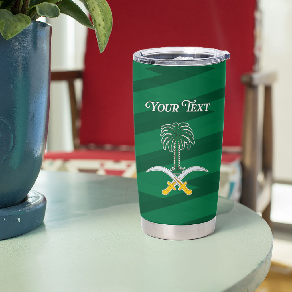Personalized Saudi Arabia Tumbler Cup Happy National Day