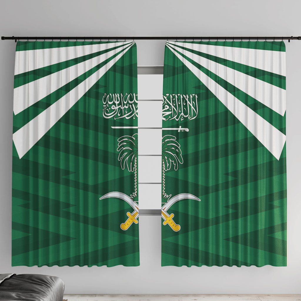 Saudi Arabia Window Curtain Happy National Day