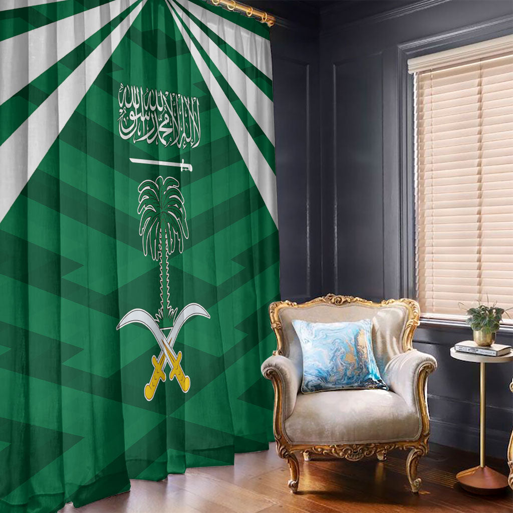 Saudi Arabia Window Curtain Happy National Day