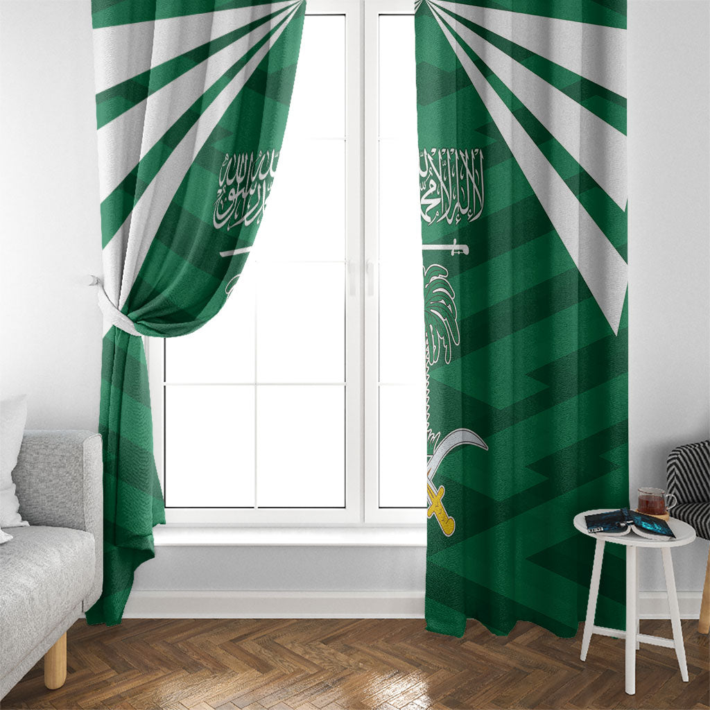 Saudi Arabia Window Curtain Happy National Day