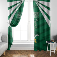 Saudi Arabia Window Curtain Happy National Day