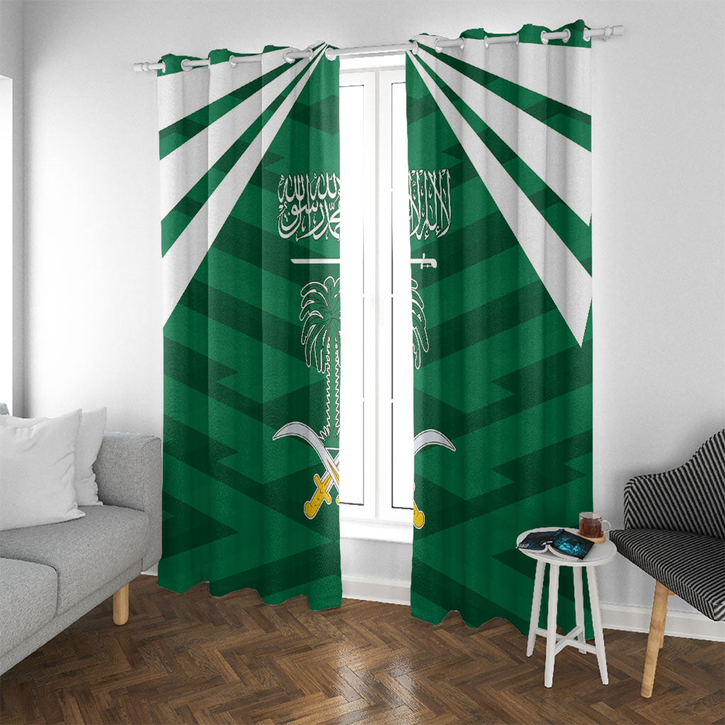 Saudi Arabia Window Curtain Happy National Day
