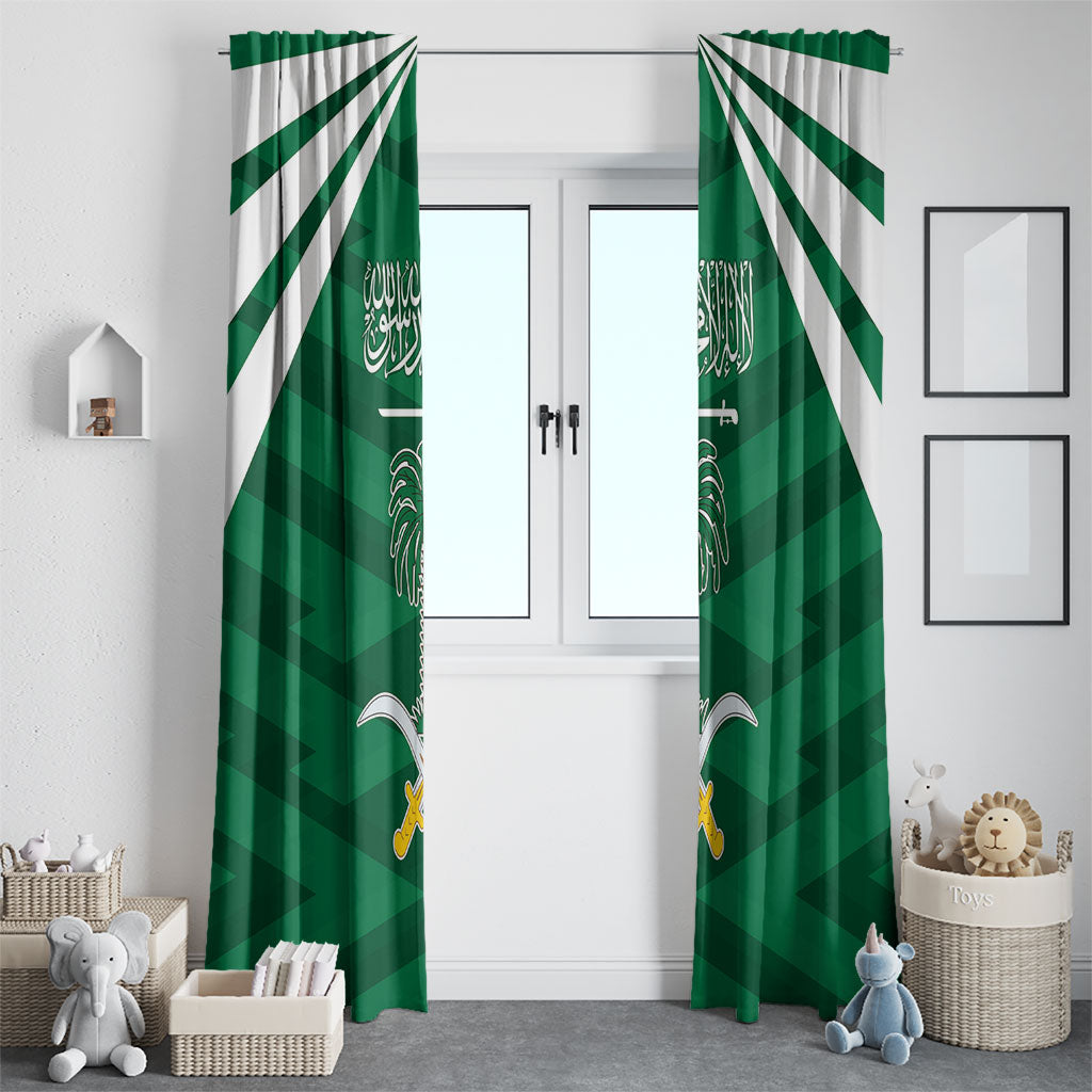 Saudi Arabia Window Curtain Happy National Day