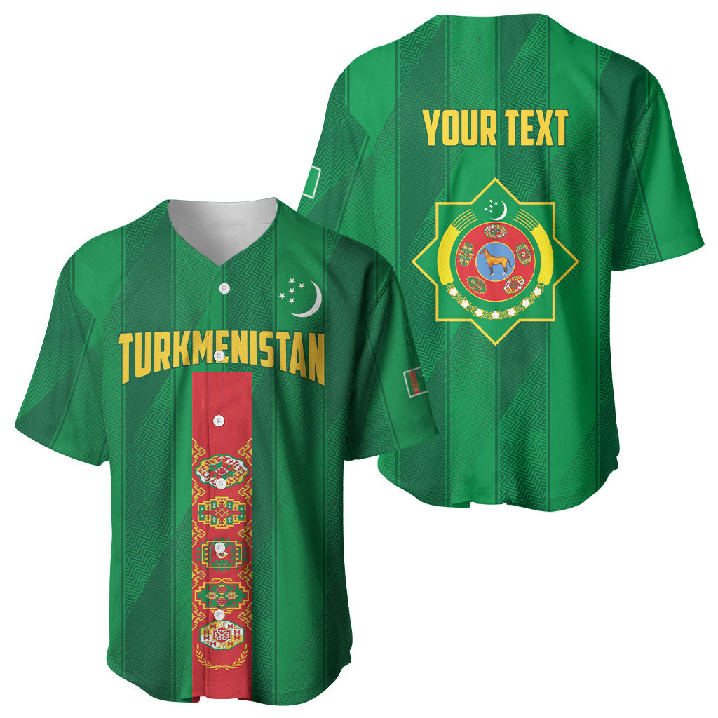 Personalized Turkmenistan Baseball Jersey Happy Independence Day