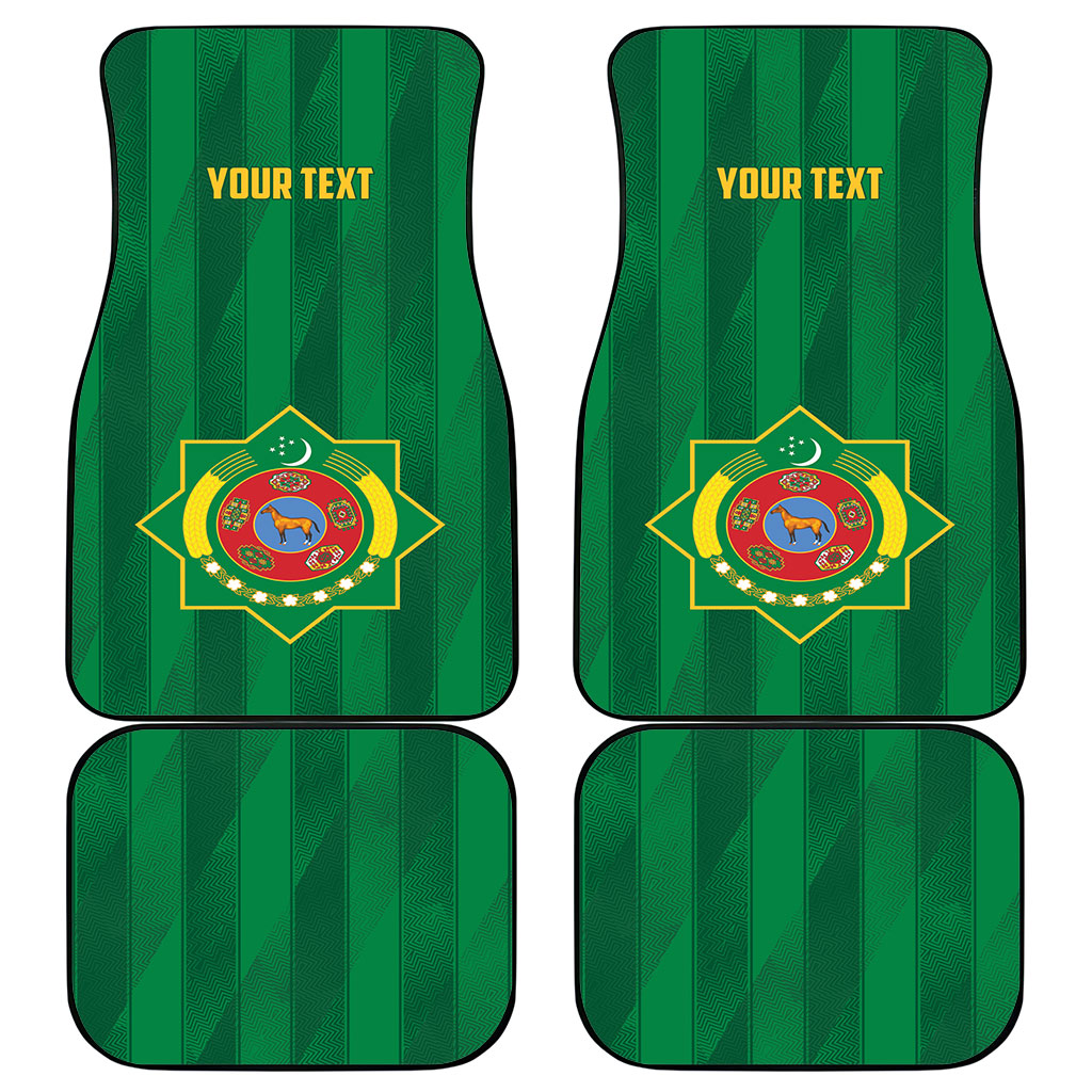 Personalized Turkmenistan Car Mats Happy Independence Day
