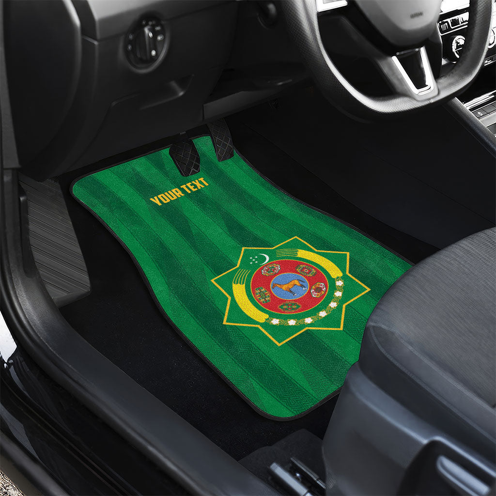 Personalized Turkmenistan Car Mats Happy Independence Day