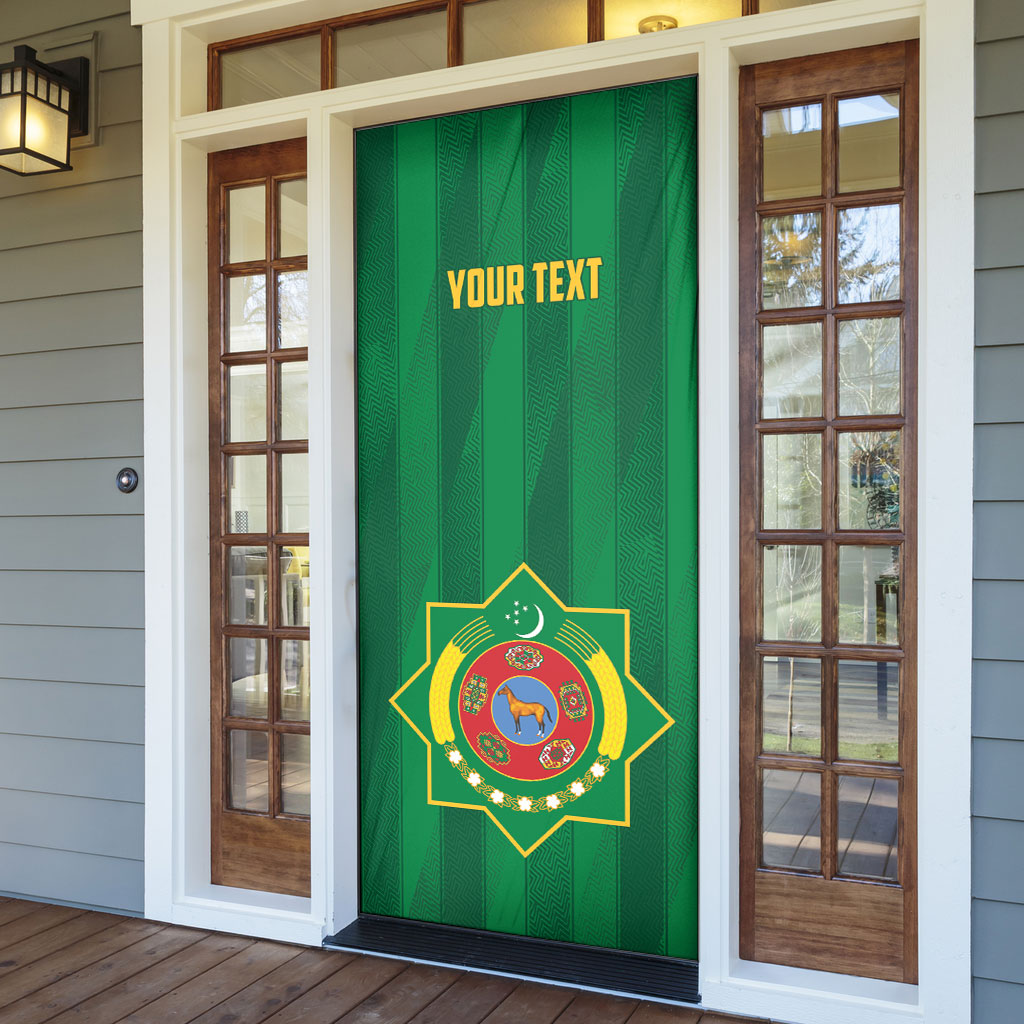 Personalized Turkmenistan Door Cover Happy Independence Day