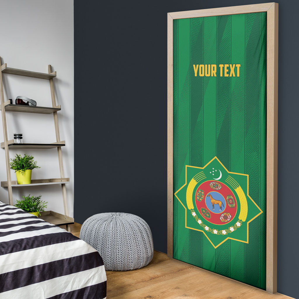 Personalized Turkmenistan Door Cover Happy Independence Day