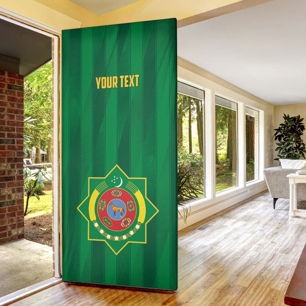 Personalized Turkmenistan Door Cover Happy Independence Day
