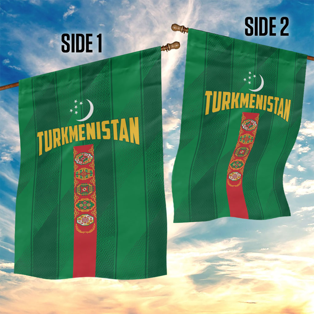Turkmenistan Garden Flag Happy Independence Day