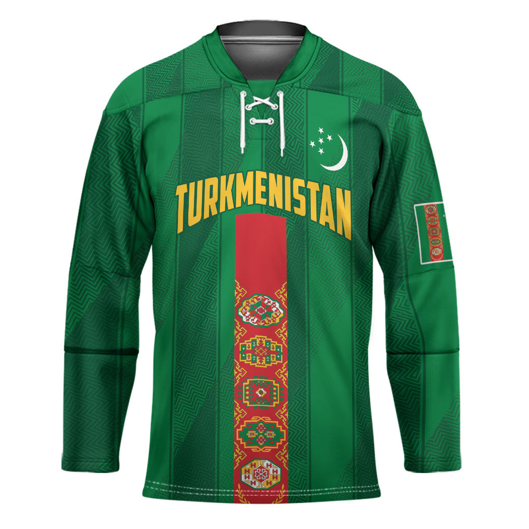 Personalized Turkmenistan Hockey Jersey Happy Independence Day