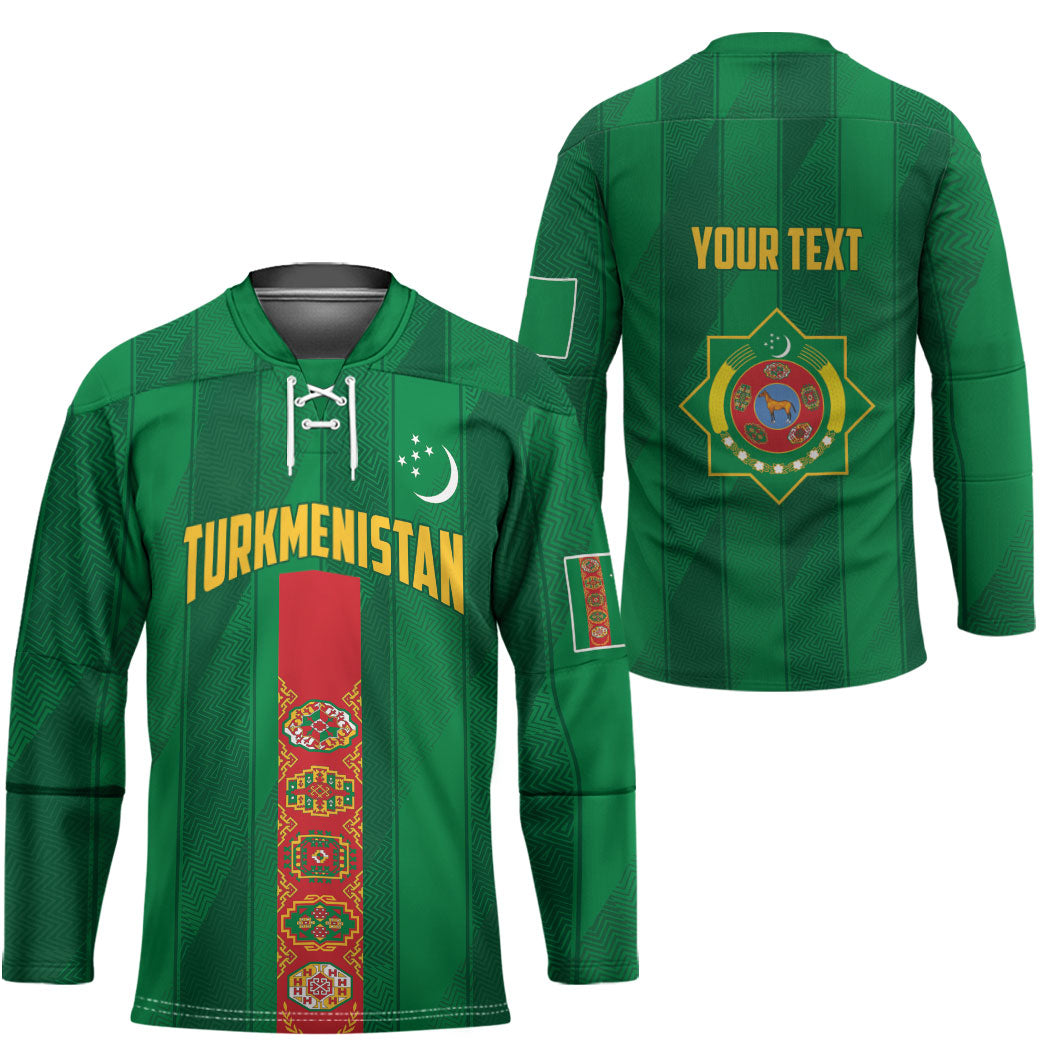 Personalized Turkmenistan Hockey Jersey Happy Independence Day
