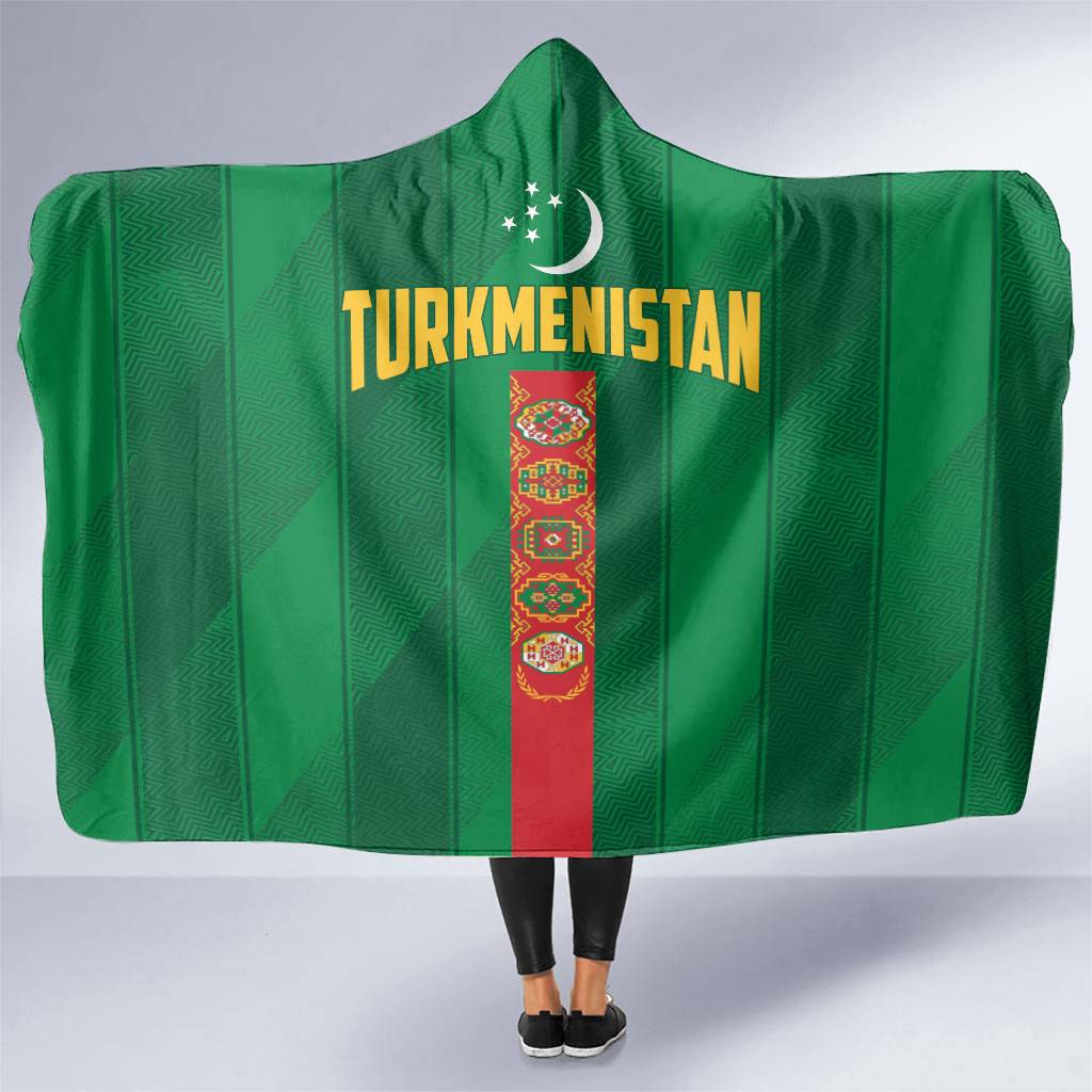 Turkmenistan Hooded Blanket Happy Independence Day