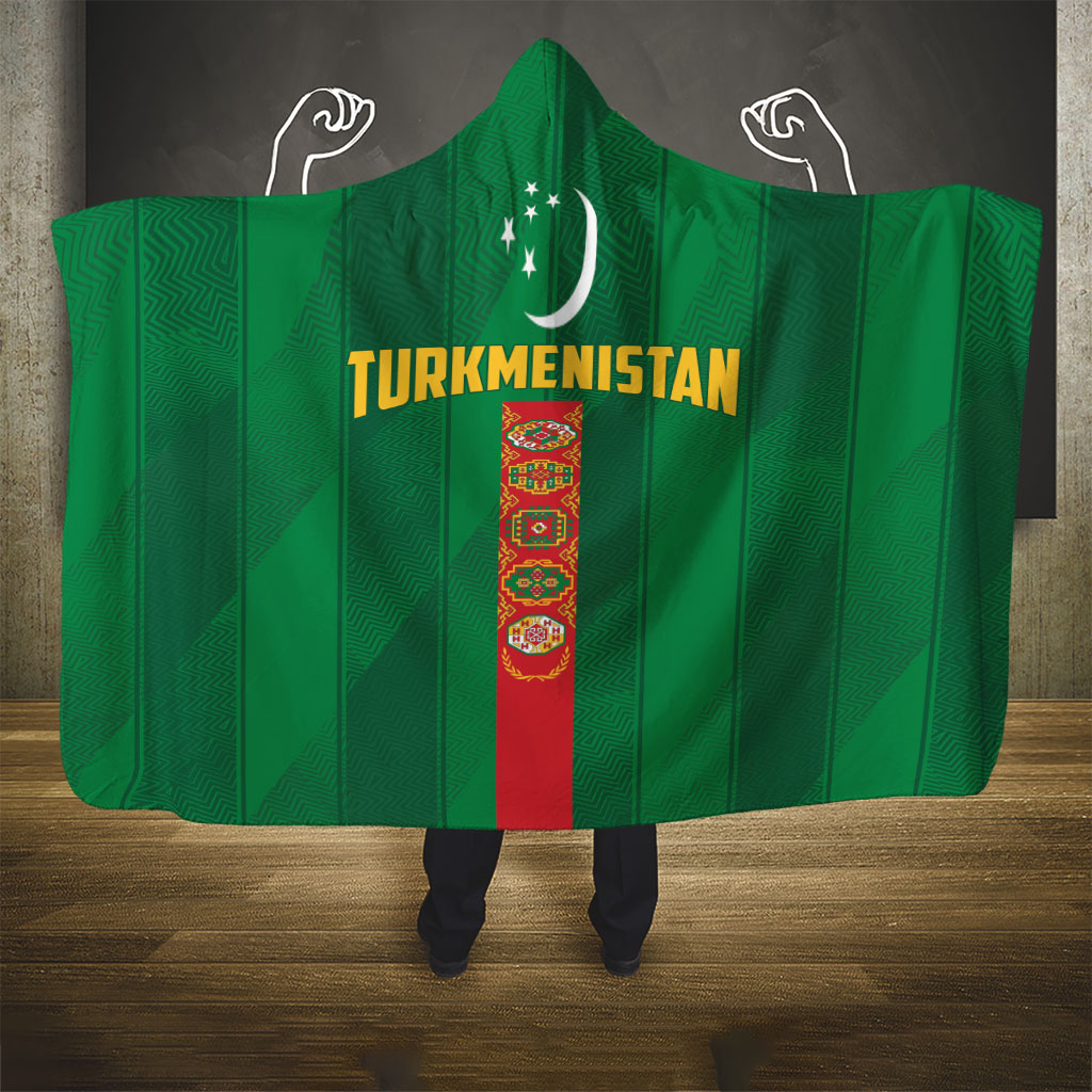 Turkmenistan Hooded Blanket Happy Independence Day