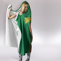Turkmenistan Hooded Blanket Happy Independence Day