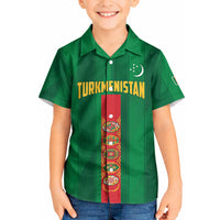 Personalized Turkmenistan Kid Hawaiian Shirt Happy Independence Day