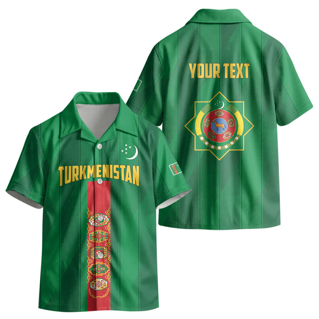 Personalized Turkmenistan Kid Hawaiian Shirt Happy Independence Day