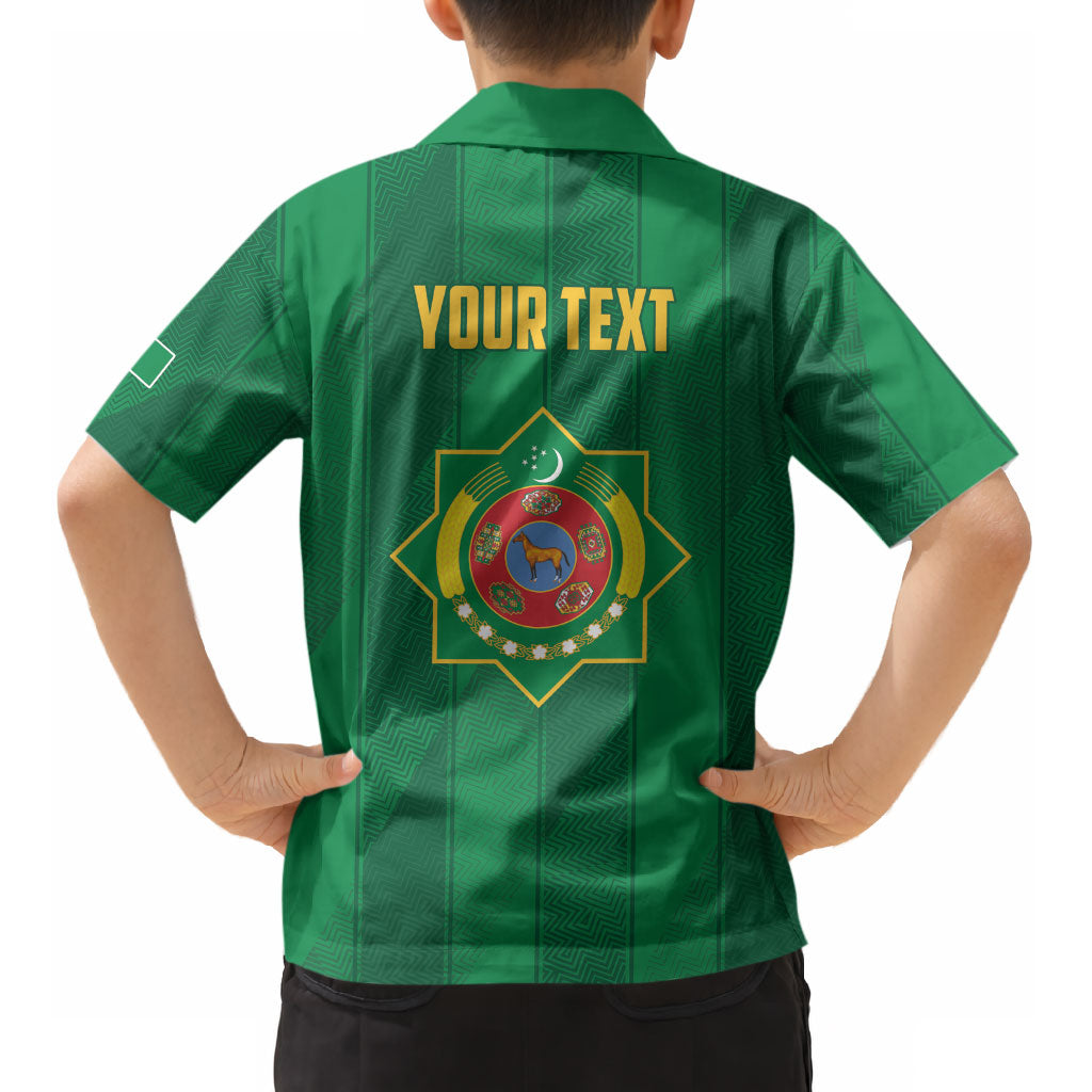 Personalized Turkmenistan Kid Hawaiian Shirt Happy Independence Day
