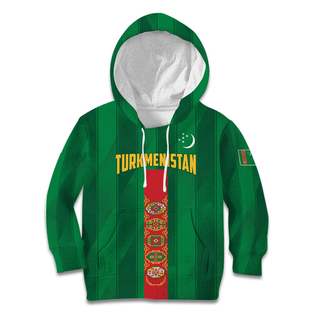 Personalized Turkmenistan Kid Hoodie Happy Independence Day