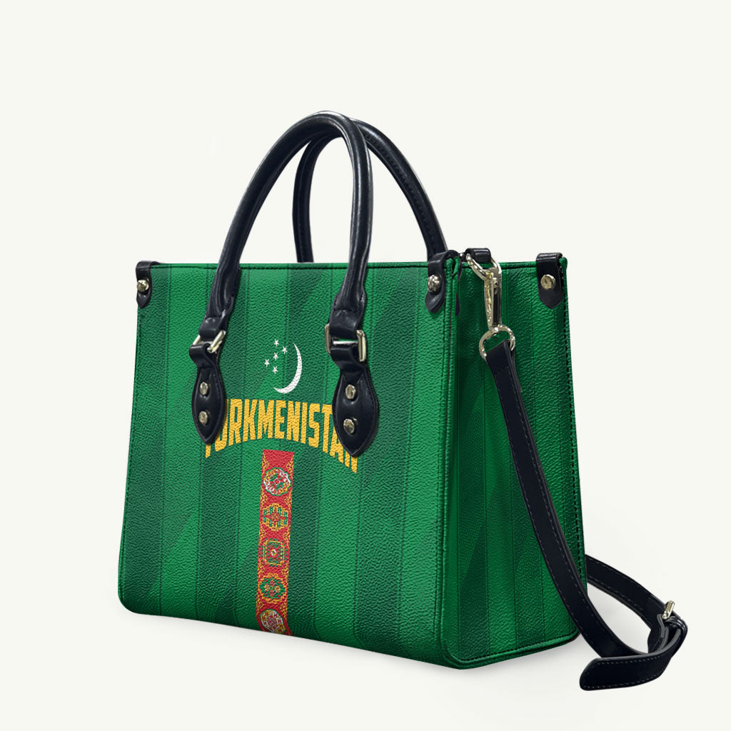 Turkmenistan Leather Bag Happy Independence Day