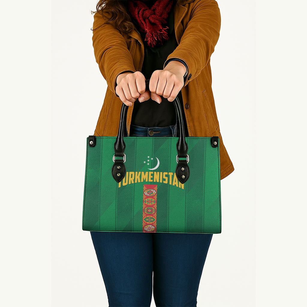 Turkmenistan Leather Bag Happy Independence Day