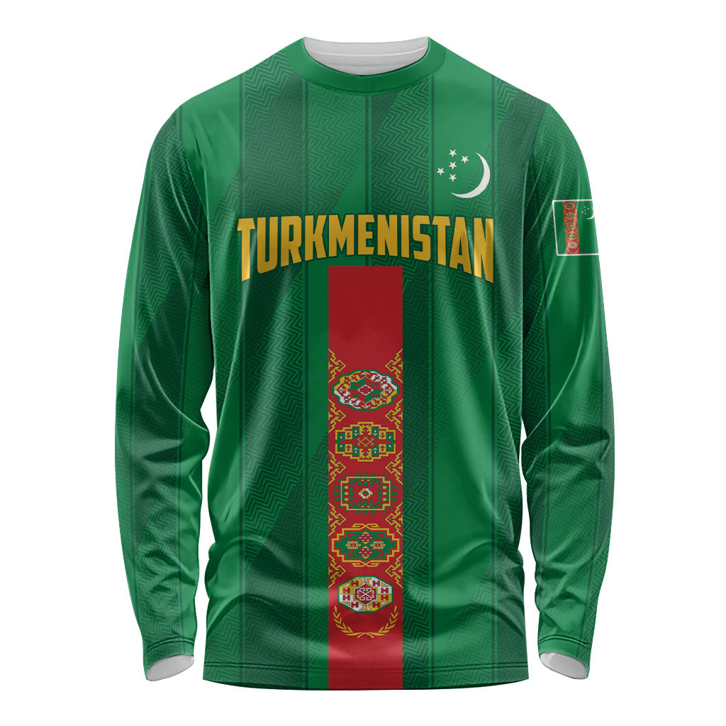 Personalized Turkmenistan Long Sleeve Shirt Happy Independence Day
